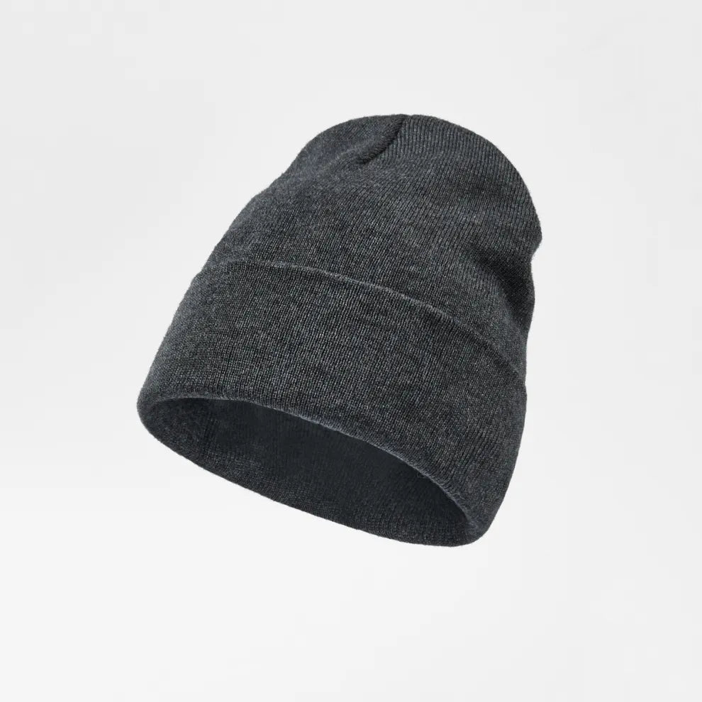Cuffed Wool Blend Beanie