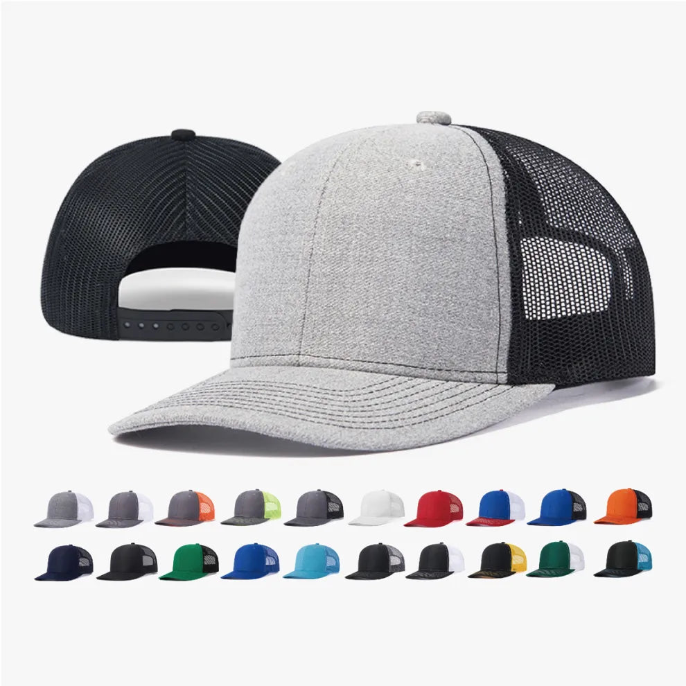 6 Panel Mid Profile Structured Trucker Snapback