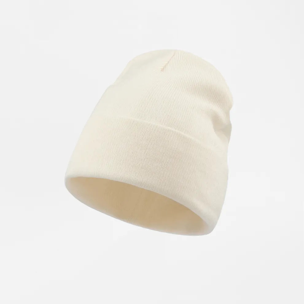 Cuffed Wool Blend Beanie