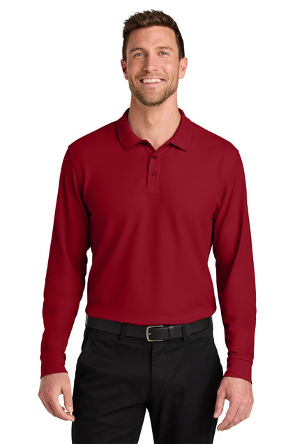 Port Authority® Wearever Signature Pique Long Sleeve Polo