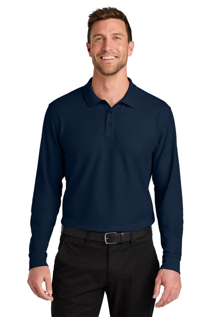 Port Authority® Wearever Signature Pique Long Sleeve Polo