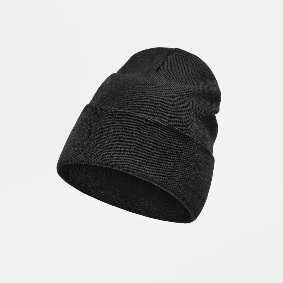Cuffed Wool Blend Beanie