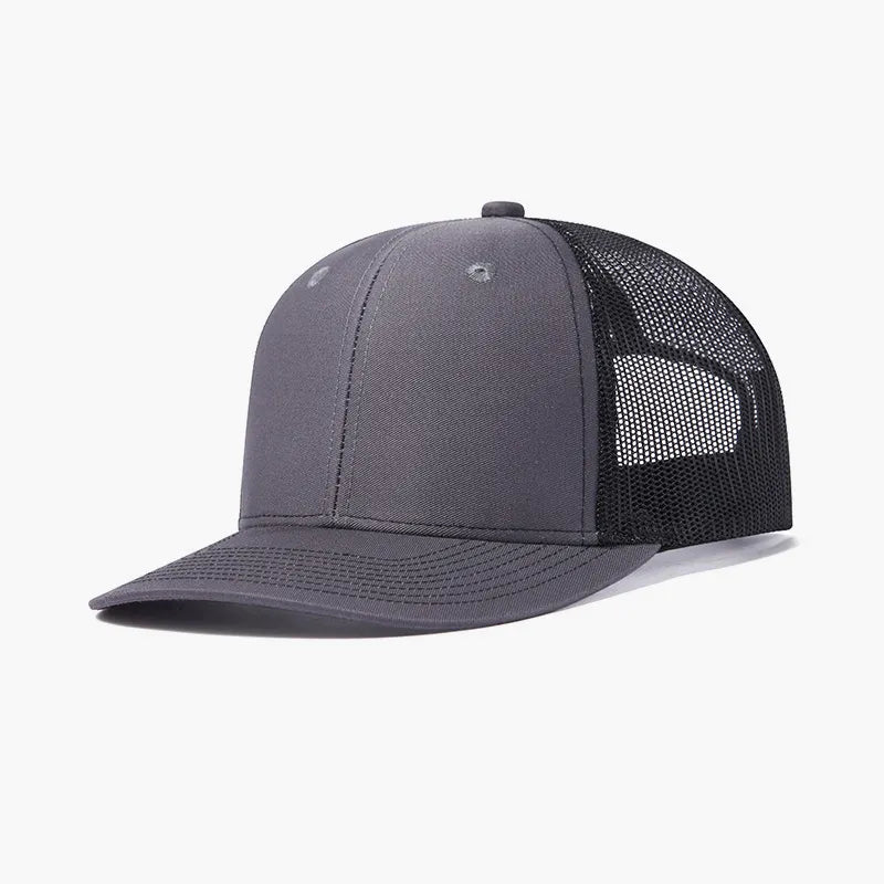 6 Panel Mid Profile Structured Trucker Snapback