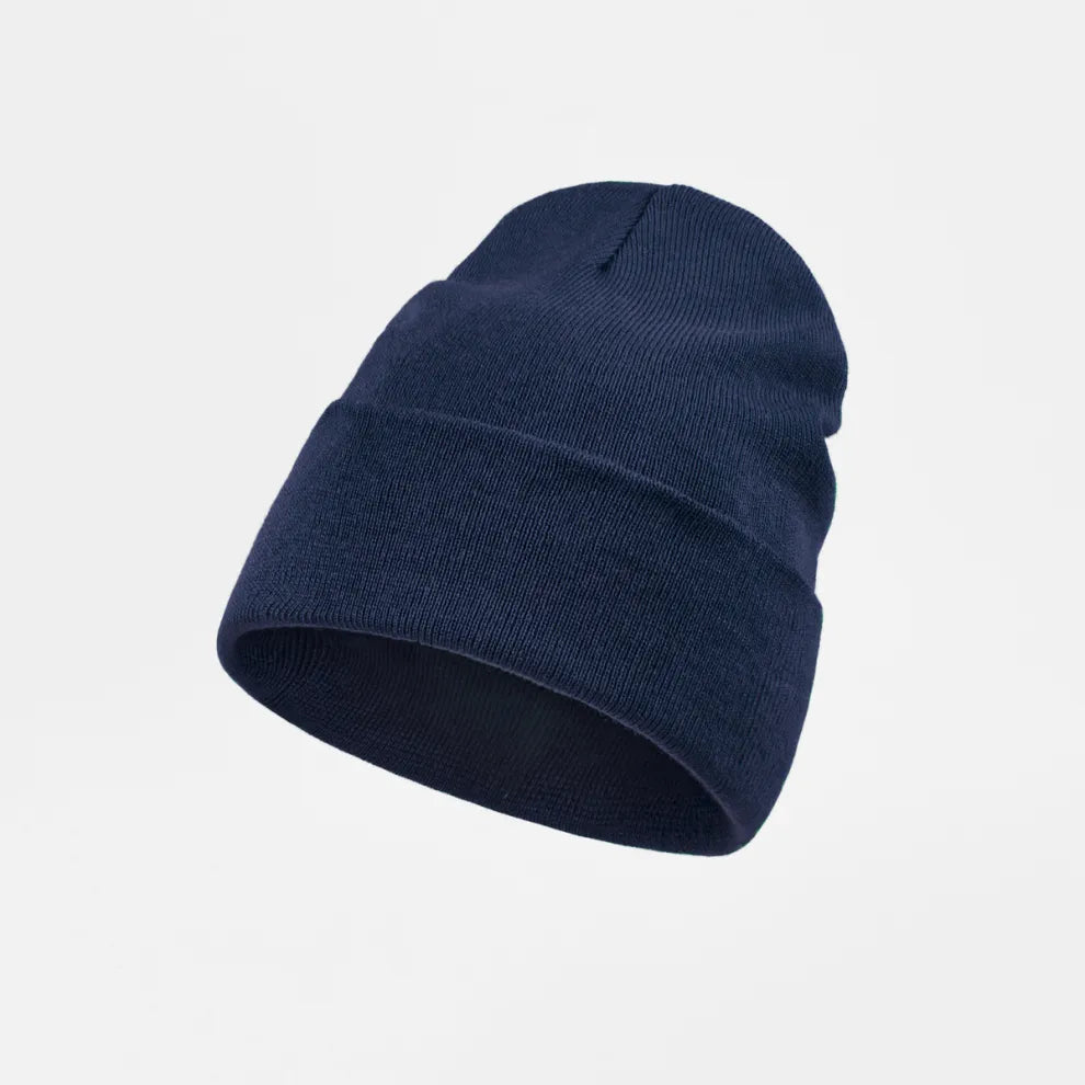 Cuffed Wool Blend Beanie
